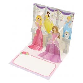 Felicitare 3D Premium Princesses