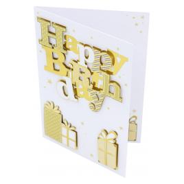 Felicitare Premium handmade Elegant B-day
