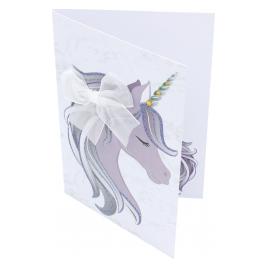 Felicitare Premium handmade Marble Unicorn