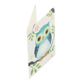 Mini felicitare Cute Owl