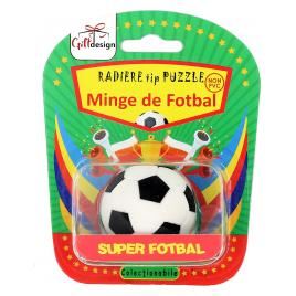 Radiera colectionabila tip puzzle Sport Minge Fotbal