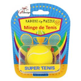 Radiera colectionabila tip puzzle Sport Minge Tenis