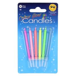 Set lumanari aniversare Color flame candles