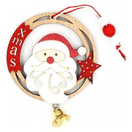 Decoratiune Craciun snow circle xmas Santa