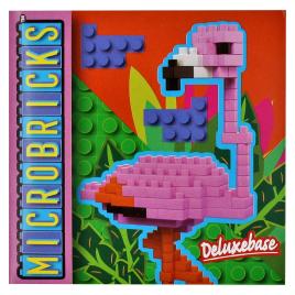 Set constructie Microbricks flamingo 139 piese