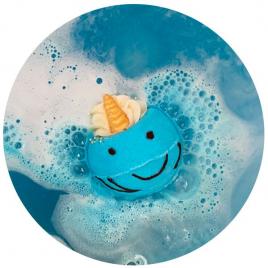 Bila de baie efervescenta Whale Hello There Bomb Cosmetics 160 g