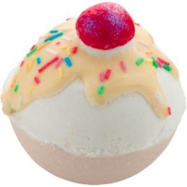 Bila efervescenta de baie, Cherry Bathe-well, Bomb Cosmetics, 160 g