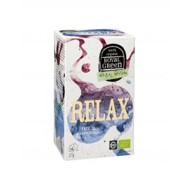 Ceai ecologic Relax (musetel, busuioc, ghimbir, fenicul) Royal Green 27 g