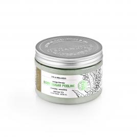 Exfoliant corporal Feel-Up cu ceai Matcha si caviar verde, Organique 450 ml