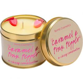 Lumanare parfumata Caramel & Pink Pepper, Bomb Cosmetics