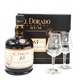 El dorado 15 ani cu pahare, rom 0.7l