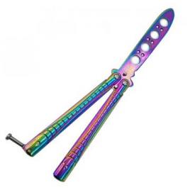 Cutit Butterfly de Antrenament - Balisong - Briceag Fluture Fade Cameleon