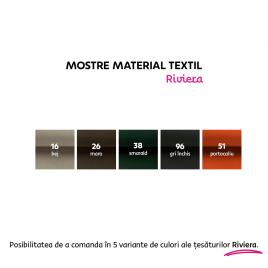 Fotoliu extensibil tapiterie textil galben mustar riviera 96x105x85 cm