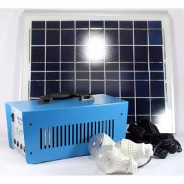 Kit cu panou solar acumulator intern iesire priza 220v 100w alimentare TV