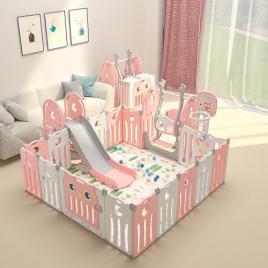 Loc De Joaca Tip Tarc pentru copii Fun Baby- roz