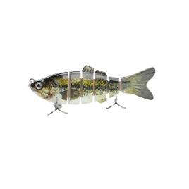 Vobler articulat swimbait pescuit la stiuca, 6 segmenti flexibili, evolutie 1-3m, 10cm 17,5g, model 2