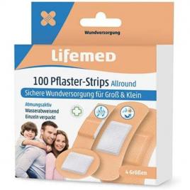 Plasturi autoadezivi Lifemed 4 dimensiuni 100 bucati/cutie