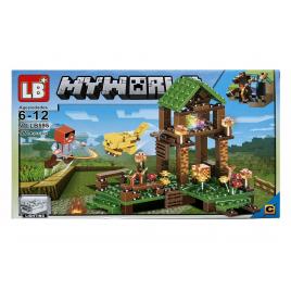 Set de constructie LB+, My World of Minecraft 4 in 1, 172 piese