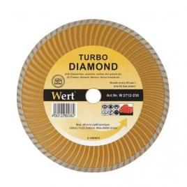 Disc diamantat turbo, taiere beton, ceramica, caramida wert 2712-230, o230x22.2 mm