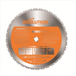 Disc pentru fierastrau circular, taiere multifunctionala evolution evorageblade355multi-1268, o355 x 25.4 mm, 36 dinti