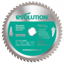 Disc pentru fierastrau circular, taiere aluminiu evolution evoa230tct-80cs-0460, o230 x 25.4 mm, 80 dinti