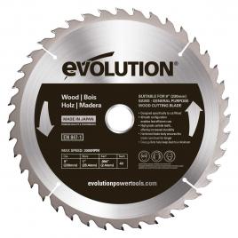 Disc pentru fierastrau circular, taiere lemn evolution evoevoblade230wd-0484, o230x25.4 mm, 40 dinti