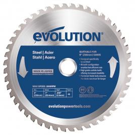 Disc pentru fierastrau circular, taiere otel evolution evoevoblade230-0453, o230 x 25.4 mm, 48 dinti