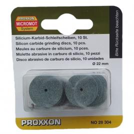 Set discuri abrazive pentru metal proxxon prxn28304, o22 mm, 11 piese