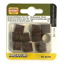 Set cilindri de slefuire proxxon  prxn28979,  o14 mm, granulatie k120, 10 bucati