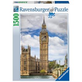 Puzzle pisica in big ben ravensburger 1500 piese