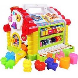 Casuta pentru sortare Hola Toys cu lumini si sunete 18 luni+