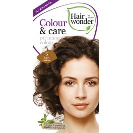 Vopsea par naturala, Colour & Care, 5 Light Brown, Hairwonder