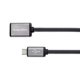 Cablu prelungitor usb-micro usb 0.2m kruger&m