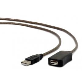Cablu usb gembird prelungitor, usb 2.0 (t) la usb 2.0 (m), 10m, activ (permite