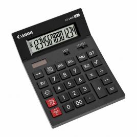 Calculator de birou canon, as-2400, ecran 14 digiti, alimentare solara si