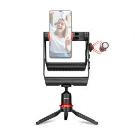 Boya by-vg380 vlogger kit cu microfon by-mm1, mini trepied + holder, pentru