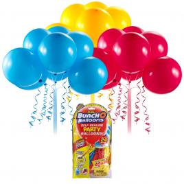 Bunch o balloons baloane de petrecere set rezerve rosu, galben, albastru (24
