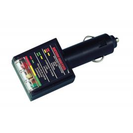 Tester stare si incarcare acumulator lampa 12v