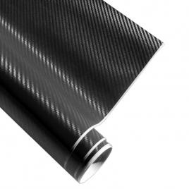 Autocolant folie fibra de carbon 3d - carbon/negru