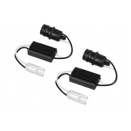 Kit anulare avertizare bec ars led - t10 - 12v ( cheat-box )