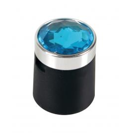 Ornamente prezoane crystal 20buc - hex 17mm - albastru