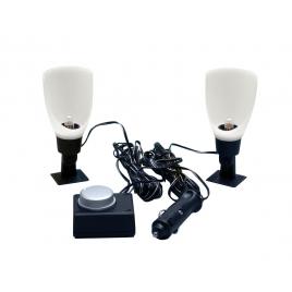 Set lampi iluminat interior moon-lite 2buc 12v