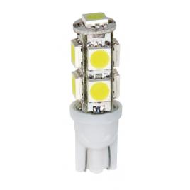 Bec hyper-led27 - 9smd 12v pozitie t10 w21x95d 2buc - alb