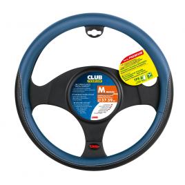 Manson volan club premium - m - ? 37/39cm - negru/albastru