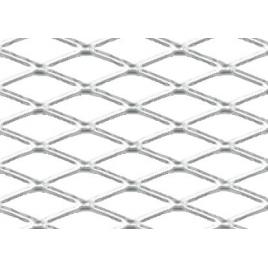 Plasa grila spoiler racing argintiu - medium 6x12mm - 100x33cm