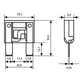 Siguranta plata maxi - 20a