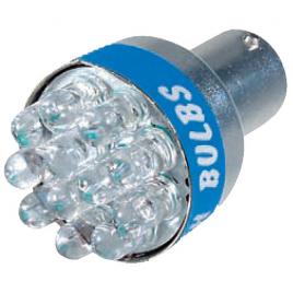 Bec multi-led 12led 12v frana ceata spate 21w ba15s 1buc - rosu