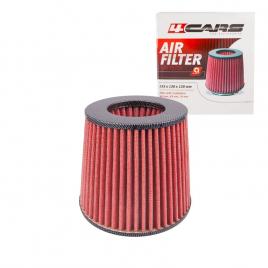 Filtru aer conic sport 4cars - carbon/rosu