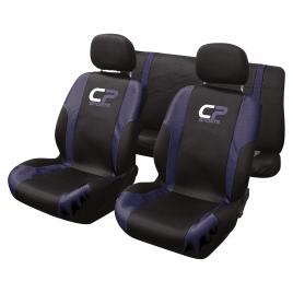 Huse scaun cp sports 9buc - albastru/negru