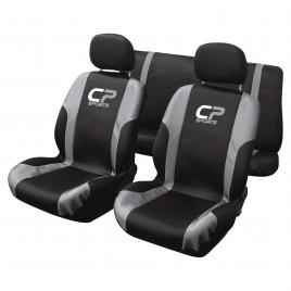 Huse scaun cp sports 9buc - gri/negru